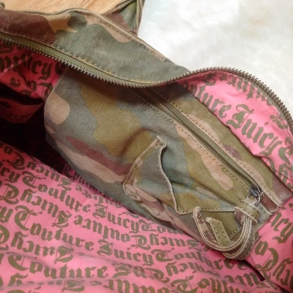 Juicy Couture Power Camo Print Choose Juicy Tote - Picture 5 of 6